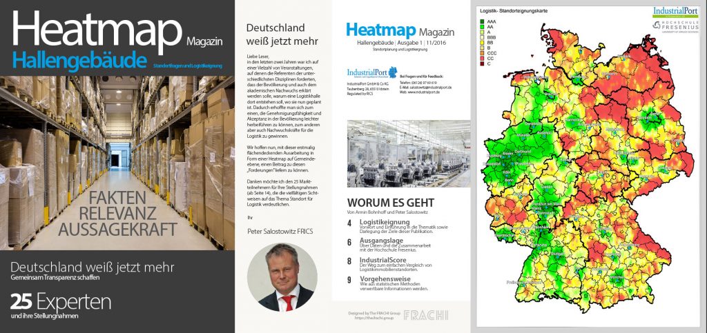 Logistikimmobilien Magazin Heatmap Magazin von IndustrialPort