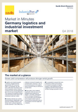 Germany logistics and industrial investment market Q4/2018
