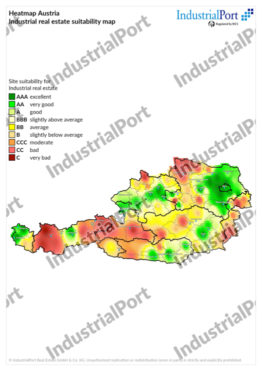 Heatmap Österreich (englisch)